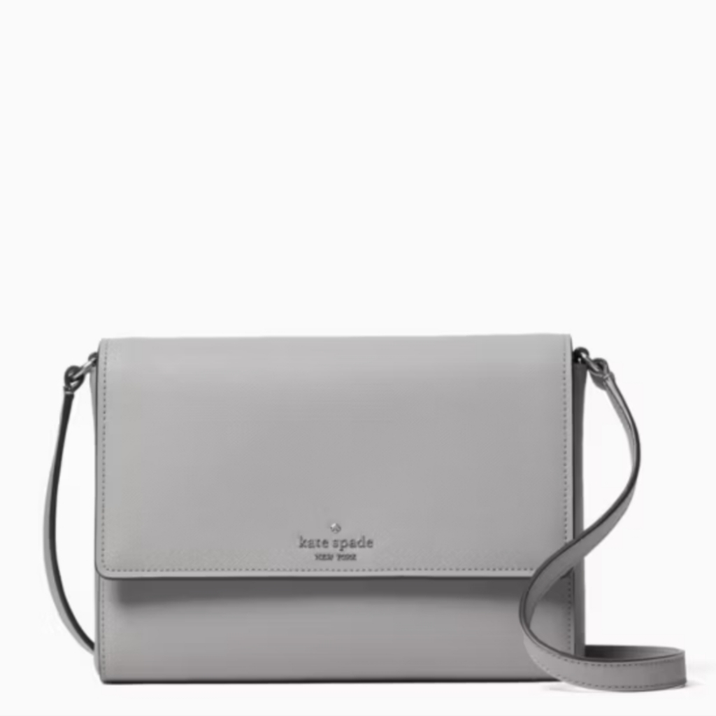 Kate Spade Charlotte Street Alek Crossbody Bag In Dove Gray.